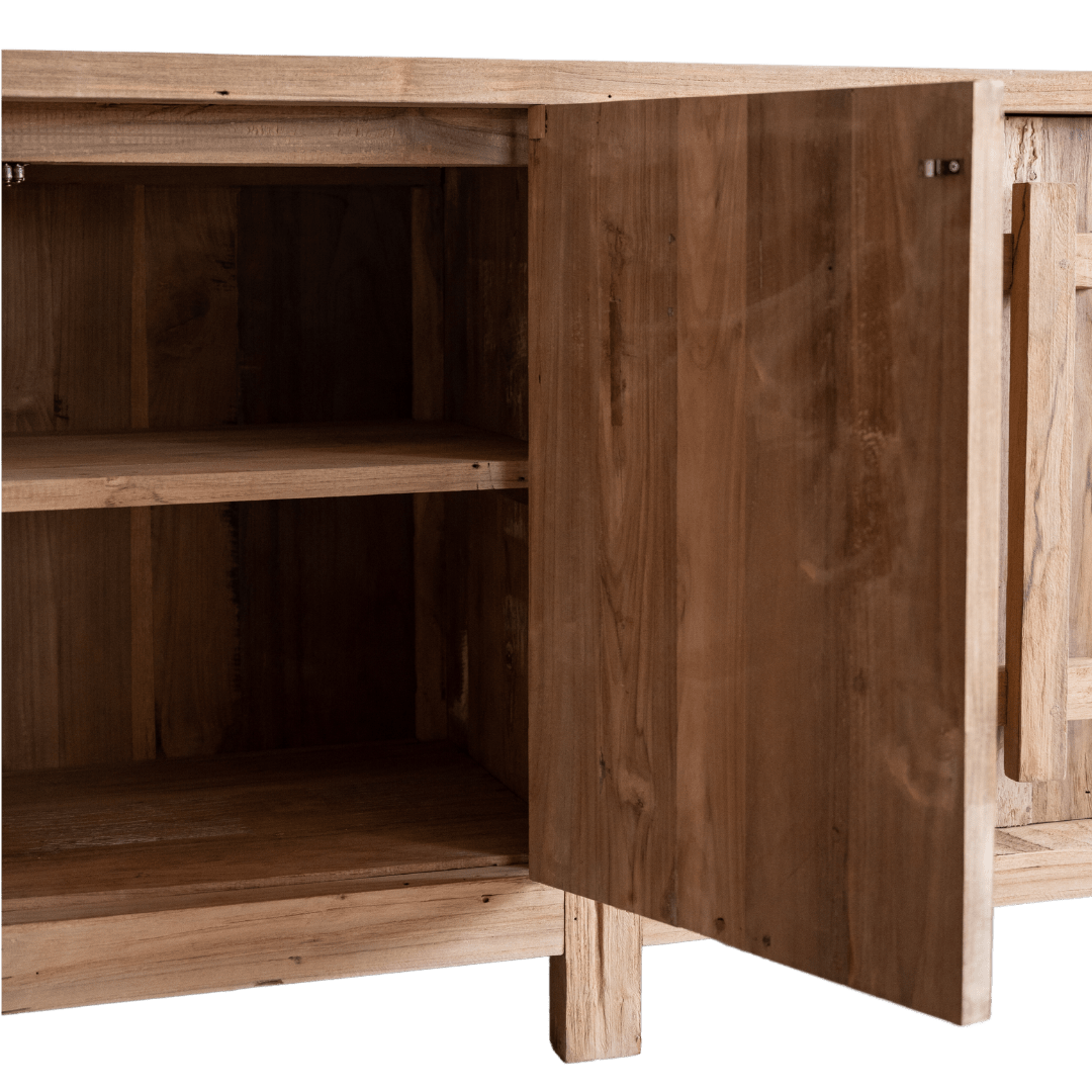 Zoco Home Furniture/Storage Recycled Teak Cabinet | 185x45x72cm