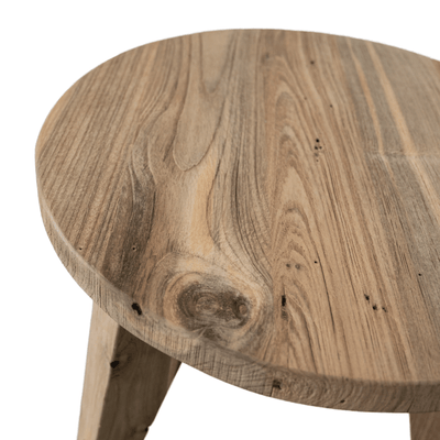 Mesa de centro de teca reciclada Zoco Home | 50 x 41 cm
