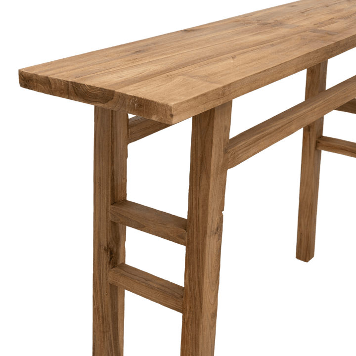 Zoco Home Recycled Teak Console | 120x30x80cm