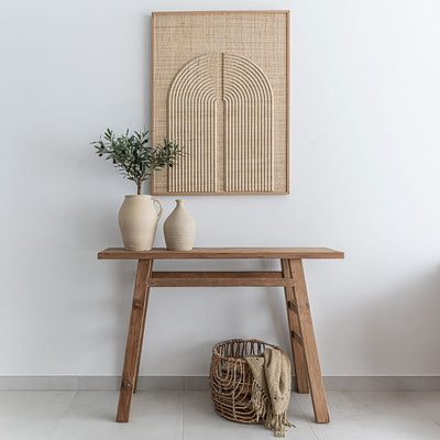 Zoco Home Furniture/Table Recycled Teak Console | 120x80x30cm