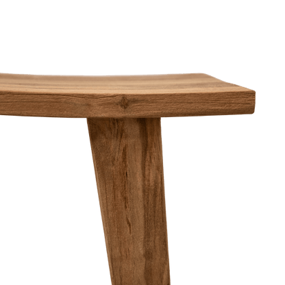 Zoco Home Recycled Teak Stool | Natural 48x28x50cm