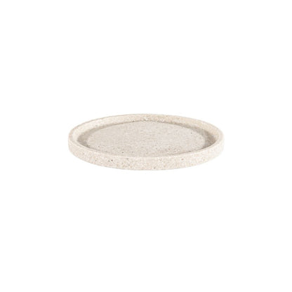 Zoco Home Decor/Kitchen Resin Round Plate | Sand | 21.5cm