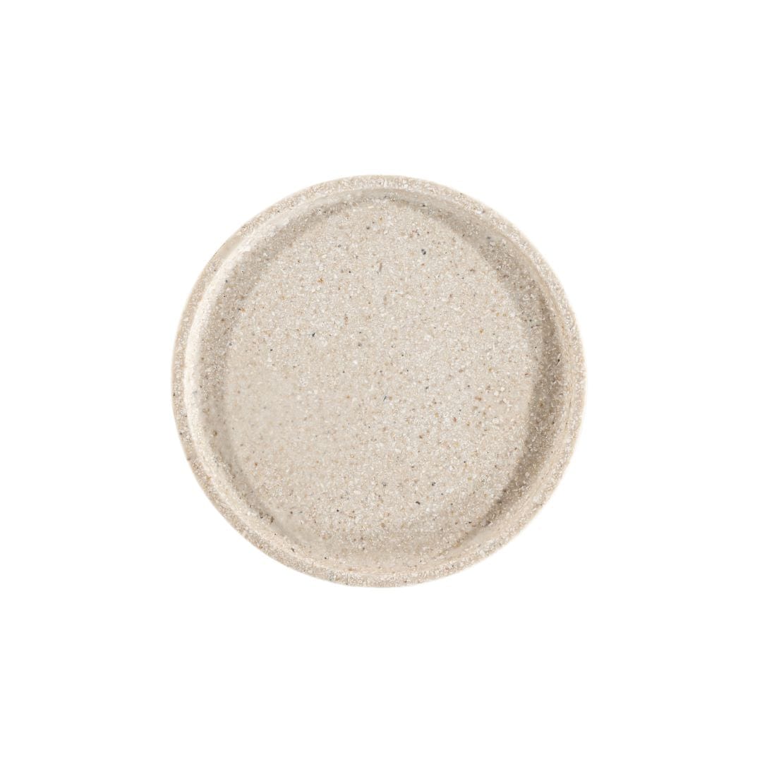 Zoco Home Tableware Resin Round Plate | Sand | 21.5cm