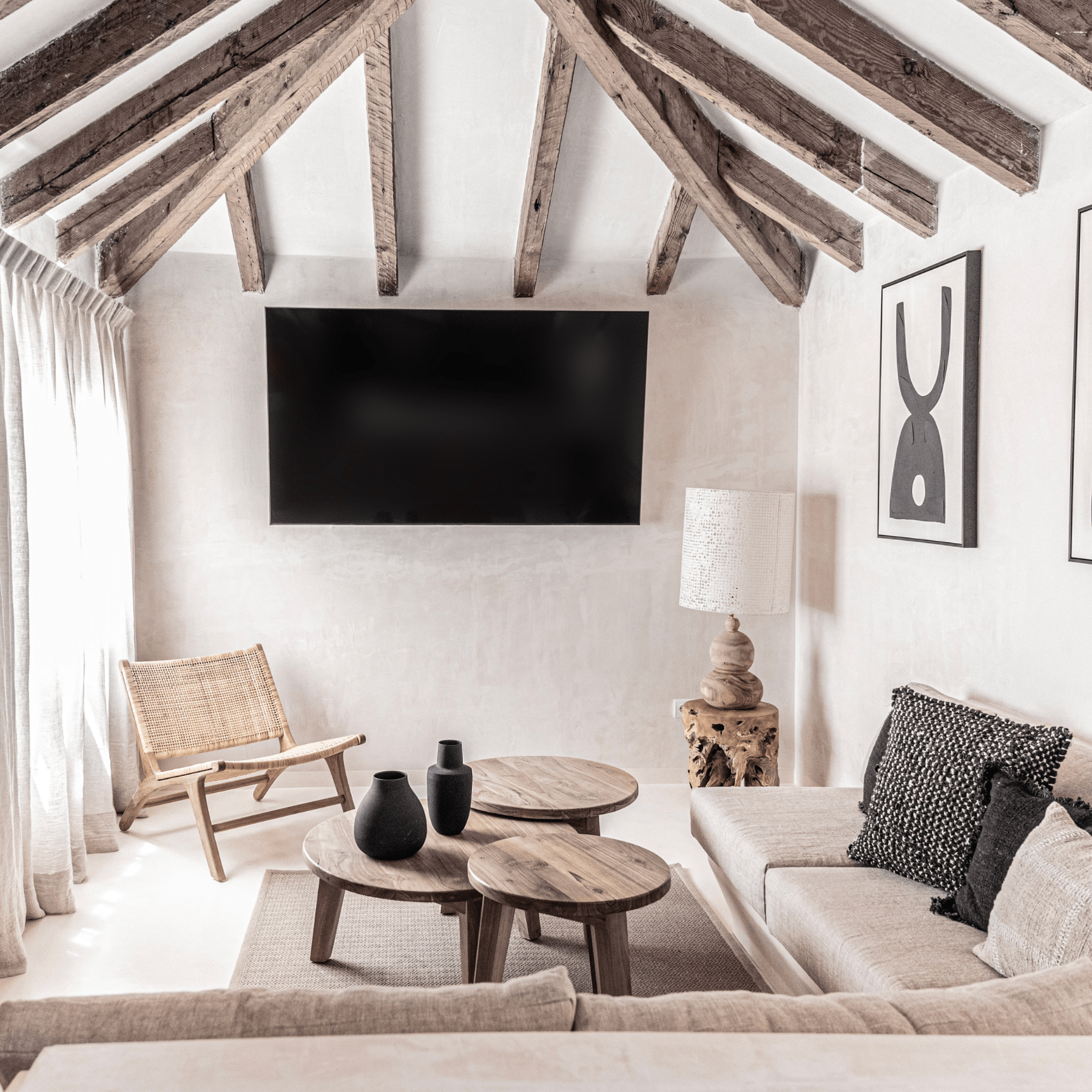 Zoco Home Furniture/Table Round Teak Coffee Table | 80cm