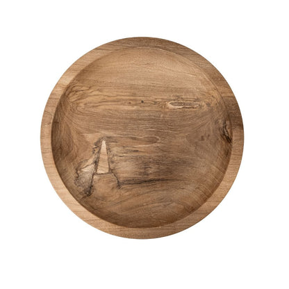 Zoco Home Round Teak Serving Platter | 40x6cm