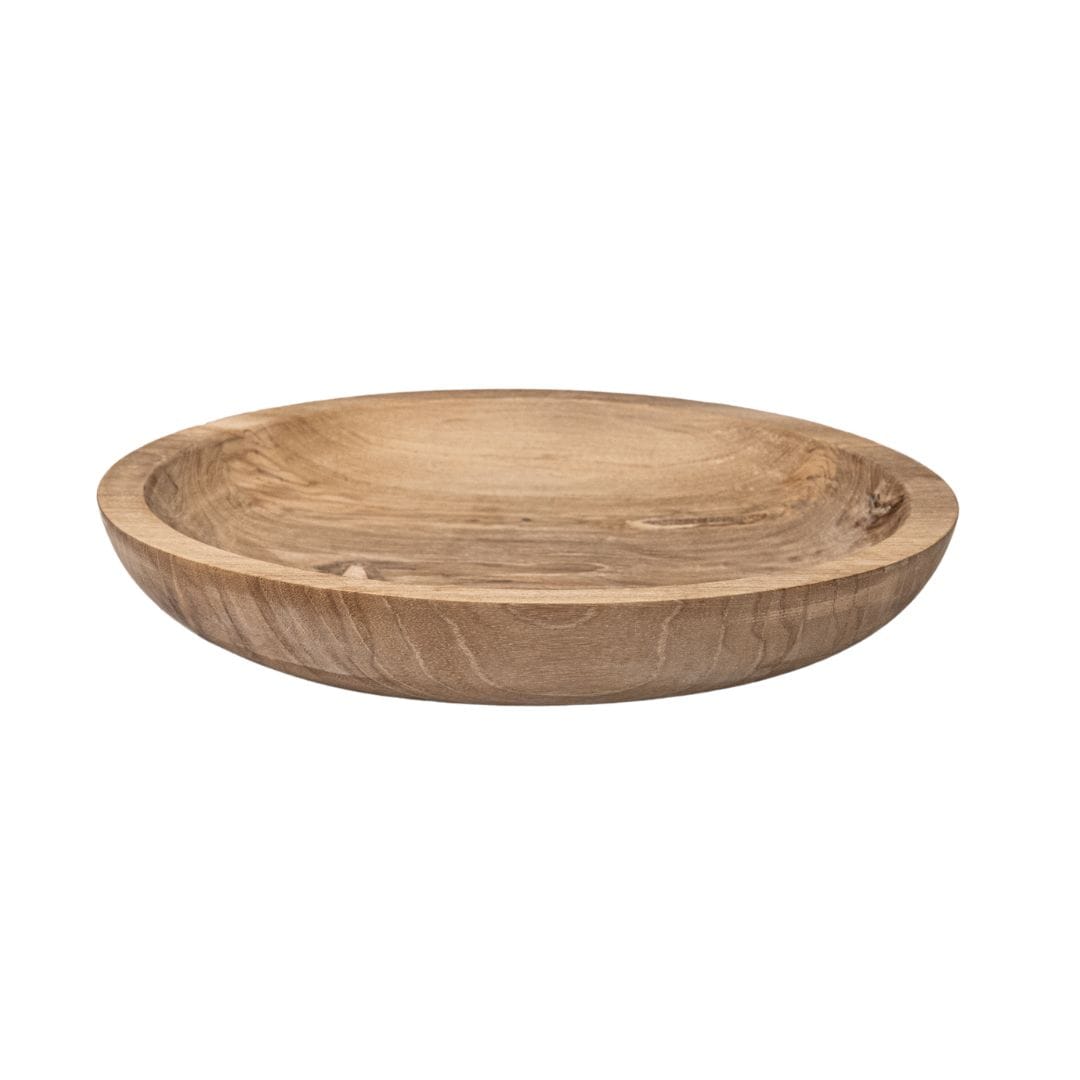 Zoco Home Round Teak Serving Platter | 40x6cm