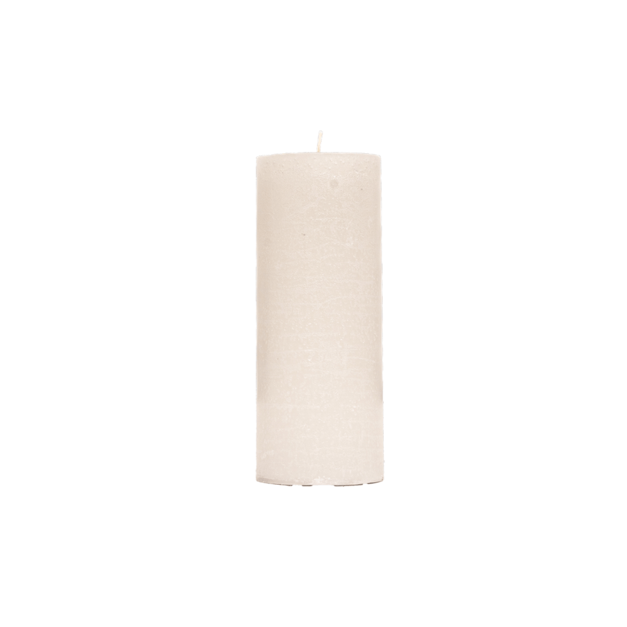 Zoco Home Home decor Rustic Candle | White