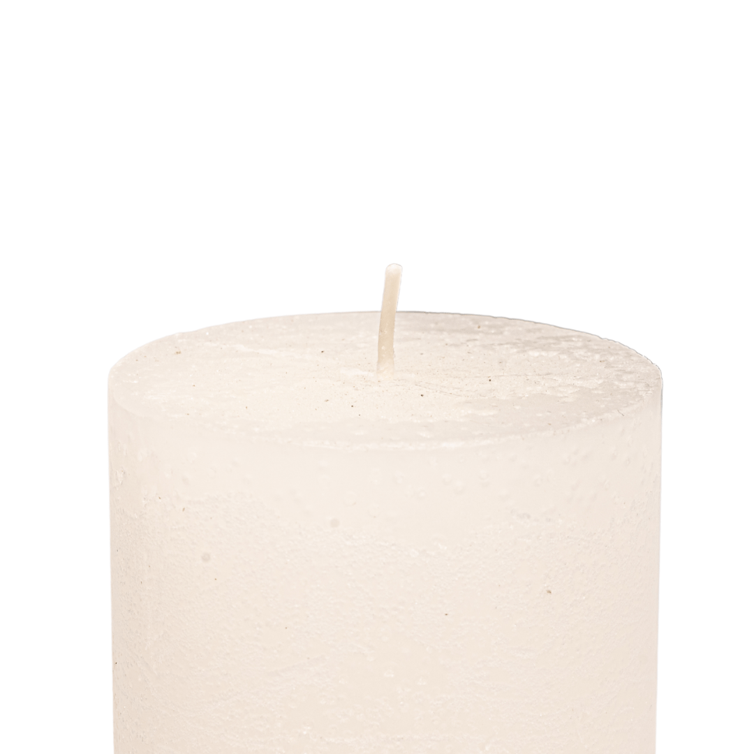 Zoco Home Home decor Rustic Candle | White