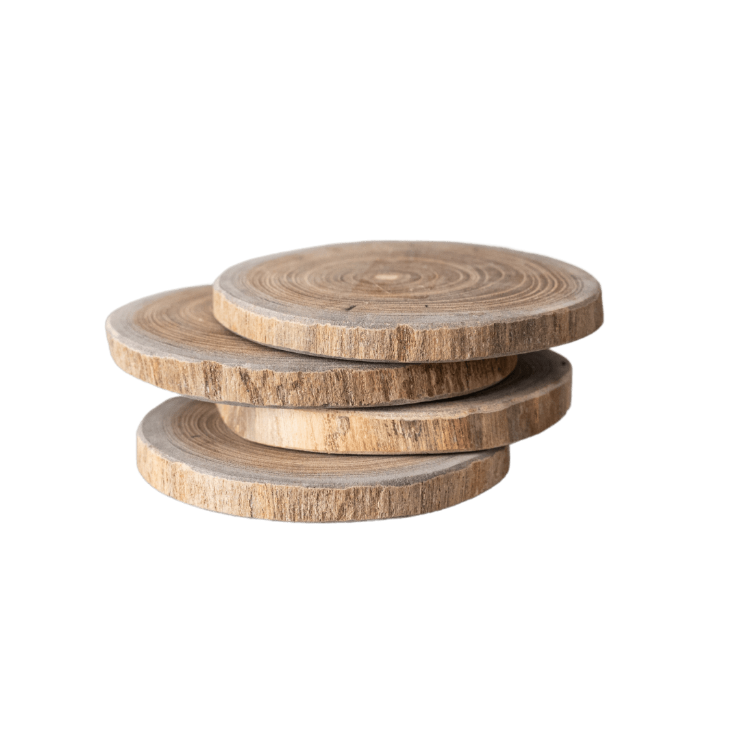 Zoco Home Kitchen / Dining Rustic Coaster | Set of 4 | 9x12cm