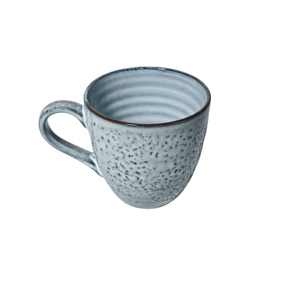 Caneca rústica Zoco Home | Cinza/azul 13 x 9 x 9 cm