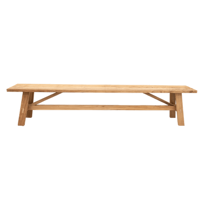 Zoco Home Outdoor/Chair/Bench Sahara Recycled Teak Bench | 200cm