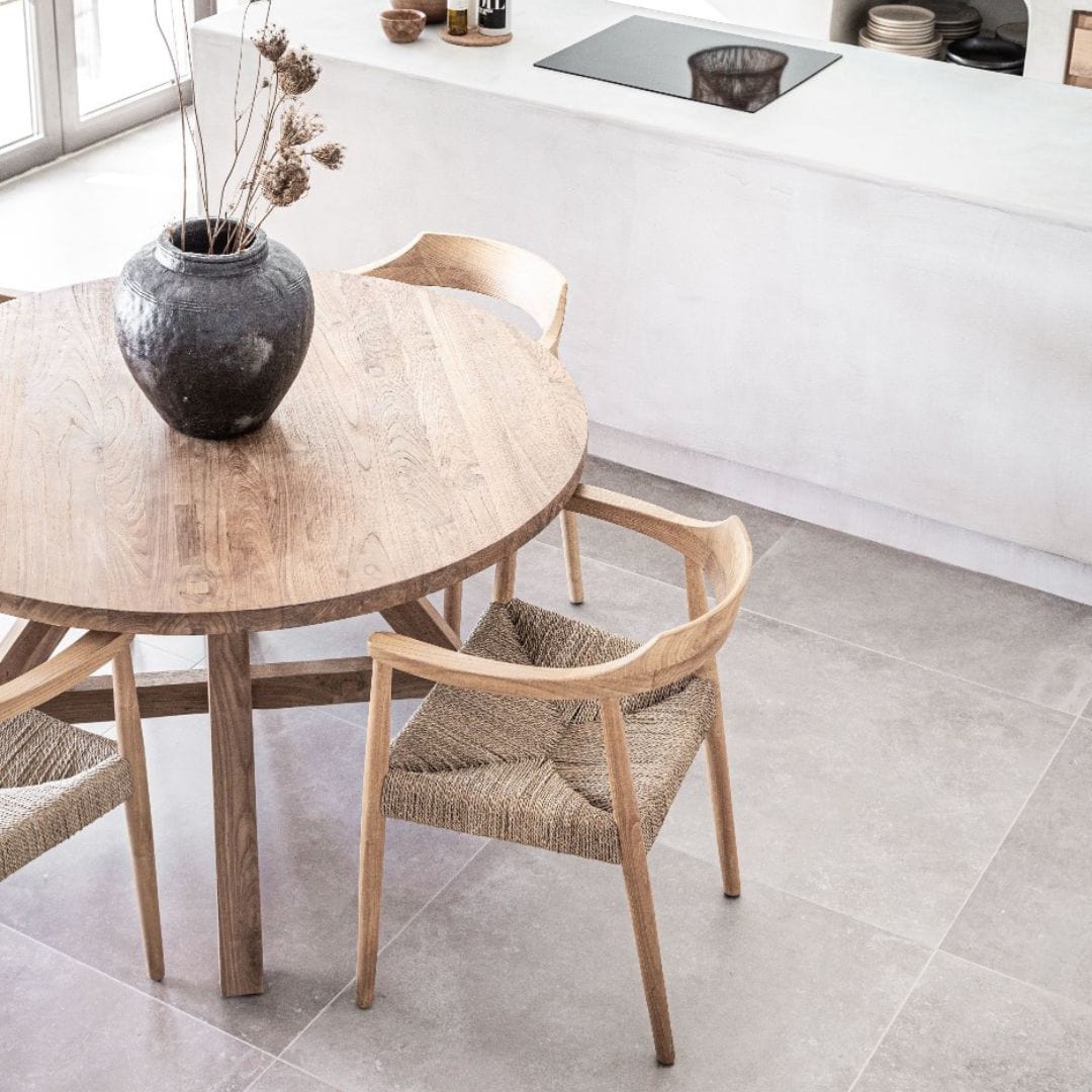 BYO TABLE D LEG 120×60 OAK Sama Round Dining Table | 120cm – Zoco Home
