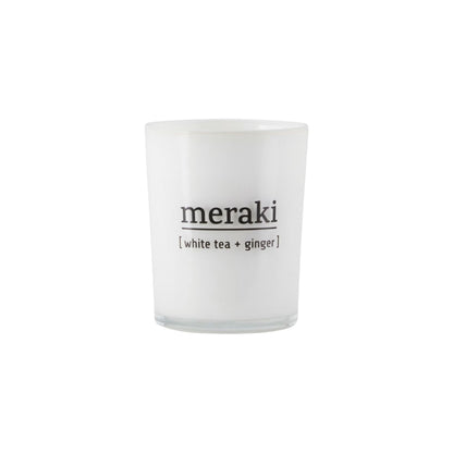 Zoco Home Decor/Accessories Scented Candle | Tea & Ginger | White 5.5x6.7cm