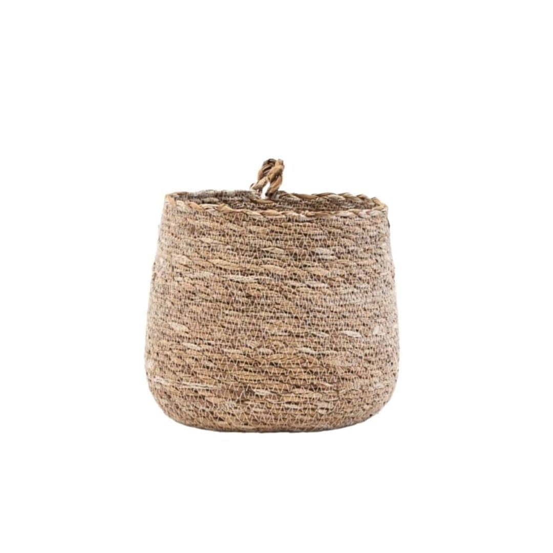 Zoco Home Decor/Accessories Seagrass Basket | Natural 18x16cm
