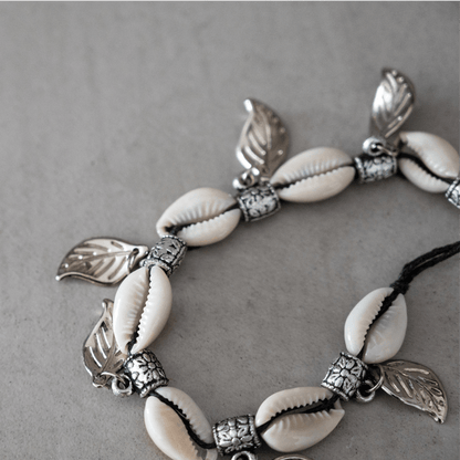 Zoco Home Decor/Accessories Seashell Anklet | Black