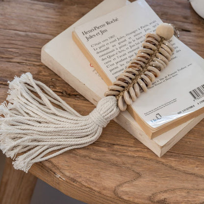 Zoco Home Decor/Accessories Seashell Keyring | White