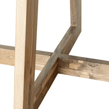 Zoco Home Furniture/Table Senza Recycled Teak Round Dining Table