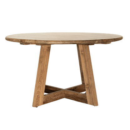 Zoco Home Furniture/Table Senza Recycled Teak Round Dining Table