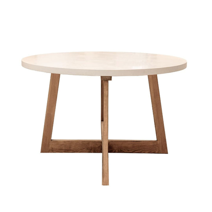 Zoco Home Shanti Microcement Dining Table | 120cm | Sand