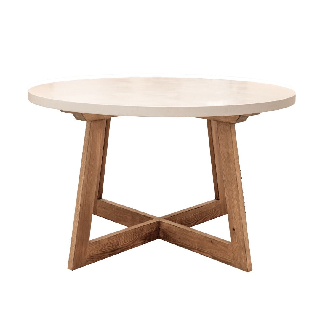 Zoco Home Shanti Microcement Dining Table | 120cm | Sand