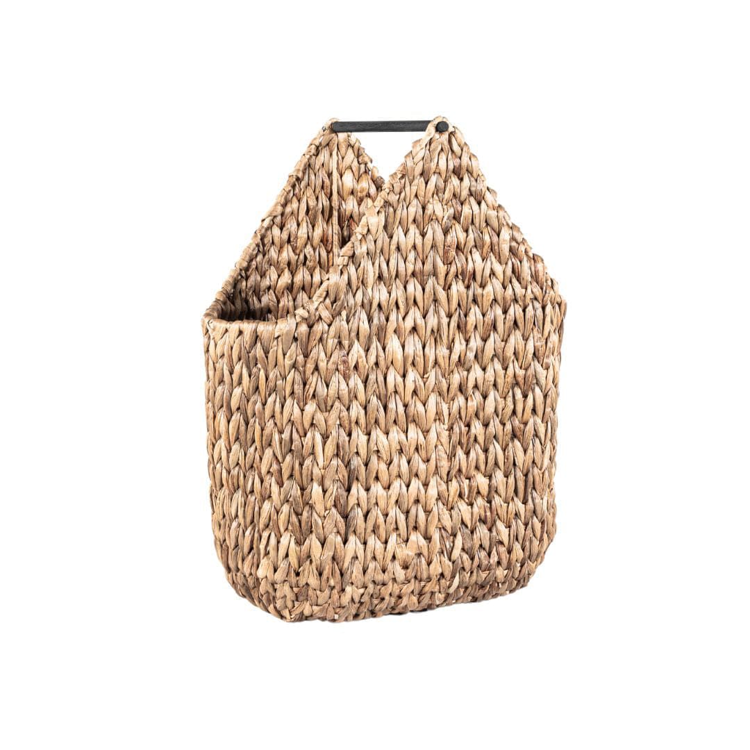 Zoco Home Basket Sienna Water Hyacinth Basket w/ Toilet Paper Holder