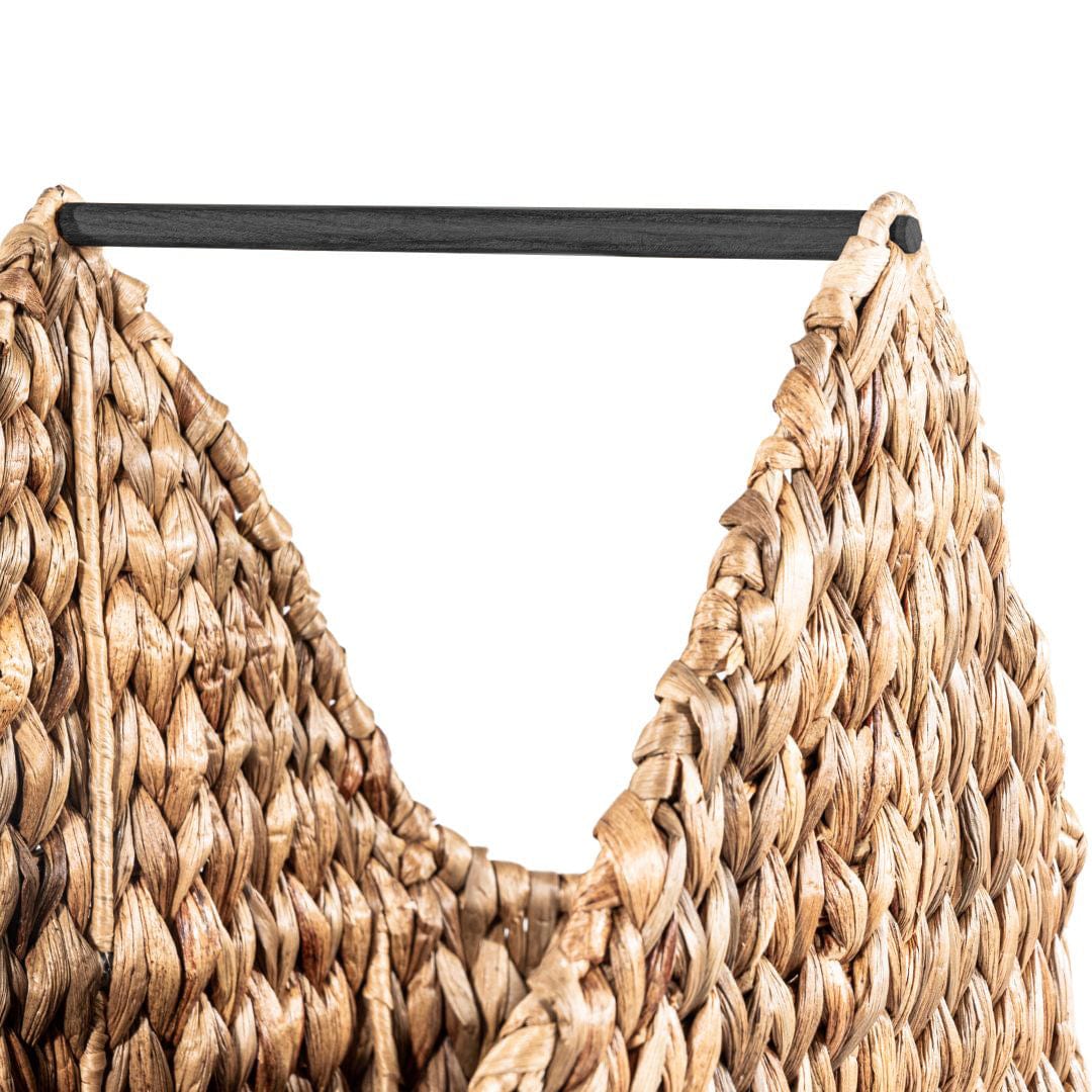 Sienna Water Hyacinth Basket w/ Toilet Paper Holder – Zoco Home