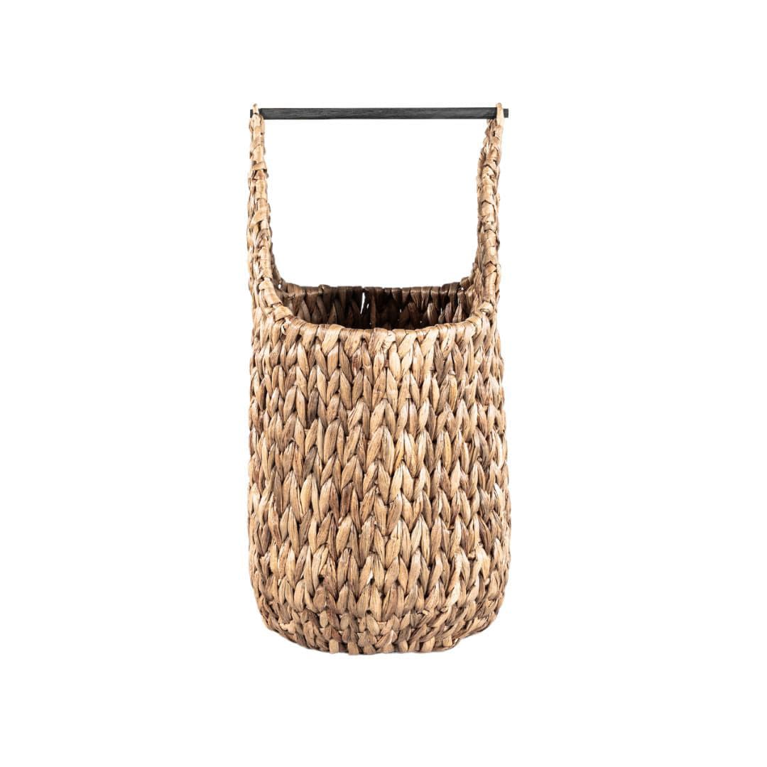 Zoco Home Decor/Bathroom Sienna Water Hyacinth Basket w/ Toilet Paper Holder