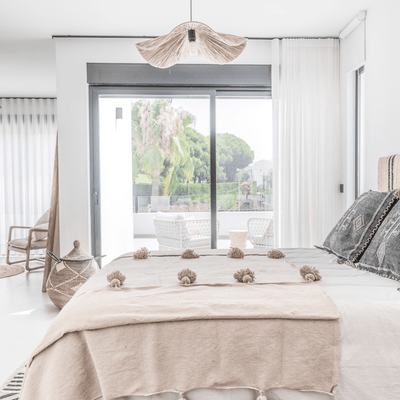 Lámpara de techo de sisal Zoco Home | 70 x 10 cm