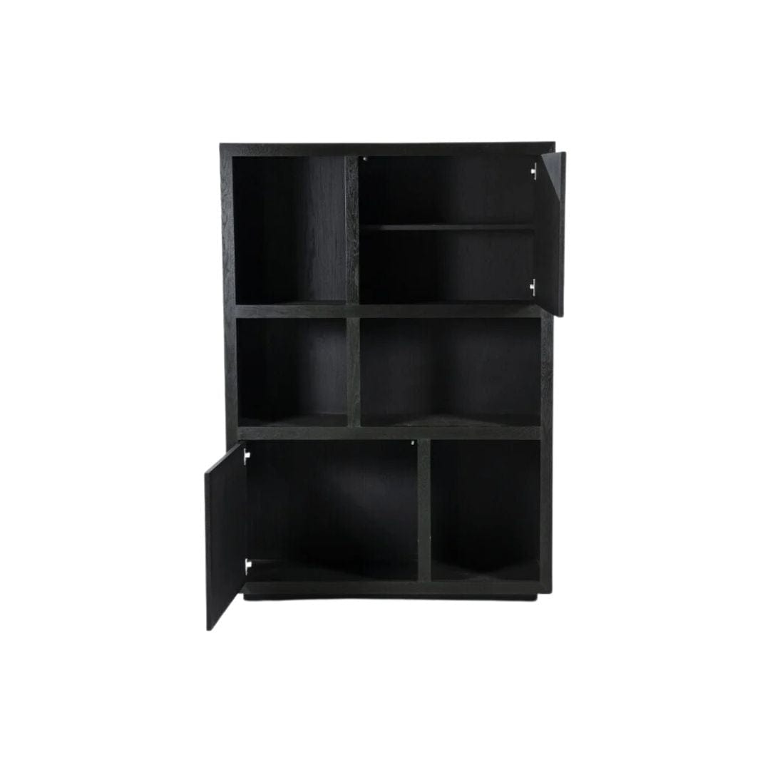 Zoco Home Soho Cabinet | Black 120x42x170cm