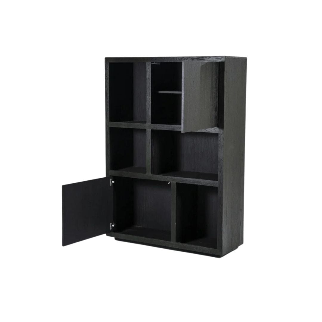 Zoco Home Soho Cabinet | Black 120x42x170cm