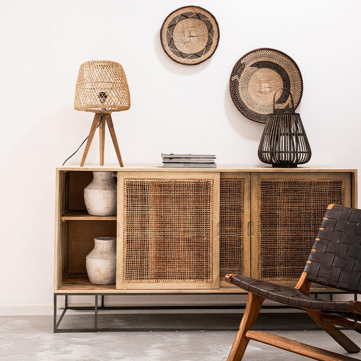 Zoco Home Soho Cabinet | Black/Natural