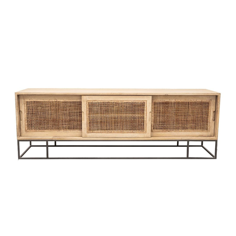 Zoco Home Soho TV Cabinet | Black/Natural