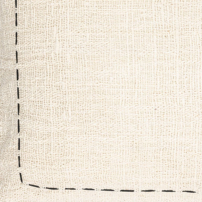 Zoco Home Decor/Textile Soraya Cotton Cushion Cover Frame | Off-White | 50x50cm