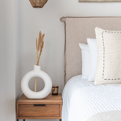 Zoco Home Decor/Textile Soraya Cotton Cushion Cover Frame | Off-White | 50x50cm