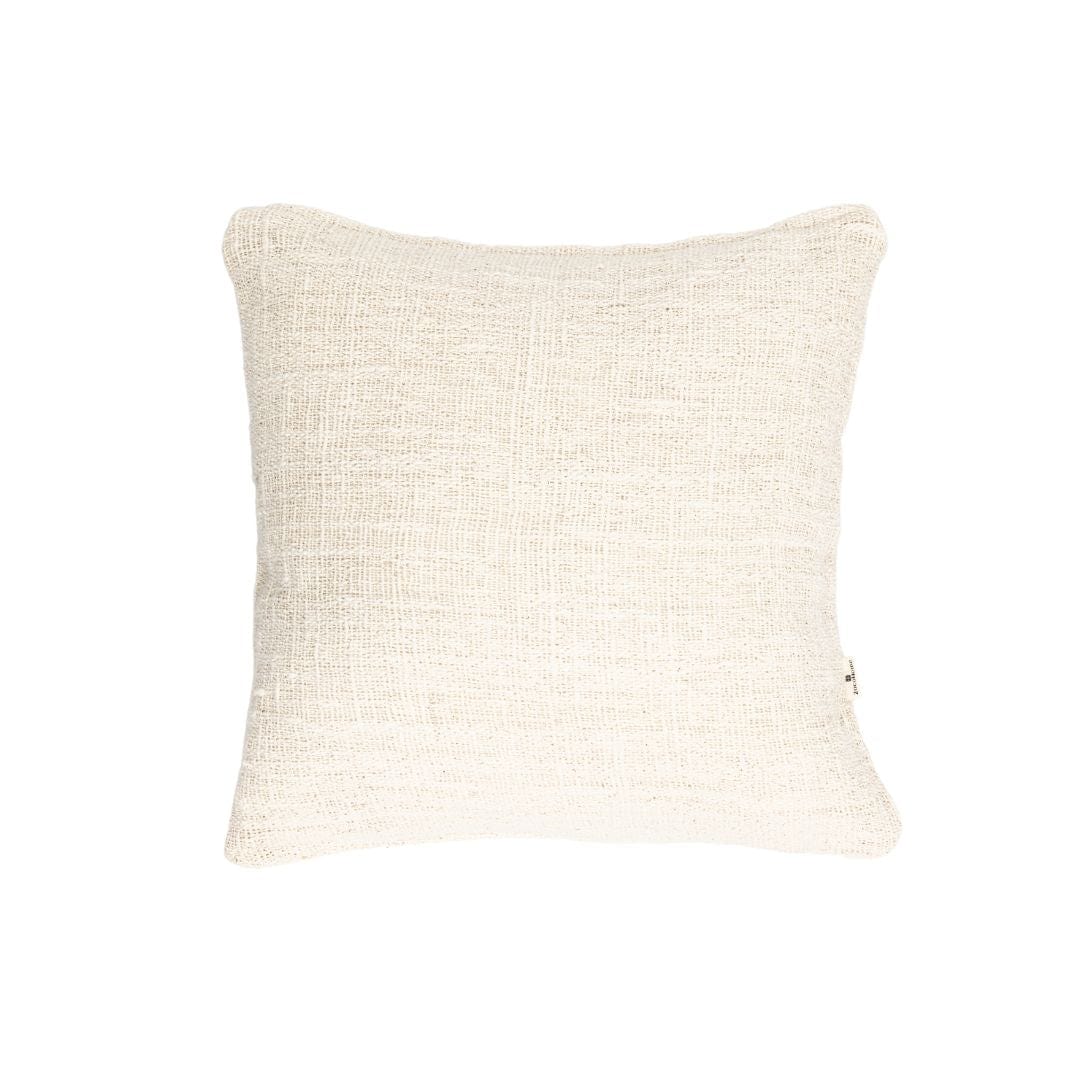 Zoco Home Decor/Textile Soraya Cotton Cushion Cover Plain | Off-White | 50x50cm