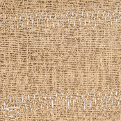 Zoco Home Decor/Textile Soraya Cotton Cushion Cover Stitches | Sand | 40x60cm