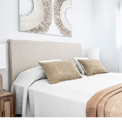 Zoco Home Decor/Textile Soraya Cotton Cushion Cover Stitches | Sand | 40x60cm