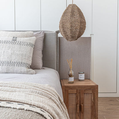 Zoco Home Decor/Textile Soraya Cotton Throw Lines | Off-White | 235x130cm