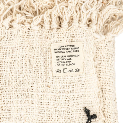 Zoco Home Decor/Textile Soraya Cotton Throw Zigzag | Off-White | 235x130cm