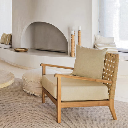 Zoco Home Soraya Pouf | Cremefarben