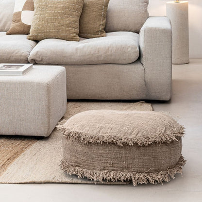 Zoco Home Soraya Pouf | Zand