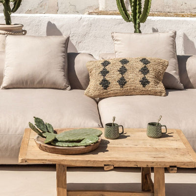 Zoco Home Decor/Tazza in gres con motivo a pois Zoco Home | Verde/Marrone 9,5 x 8 cm