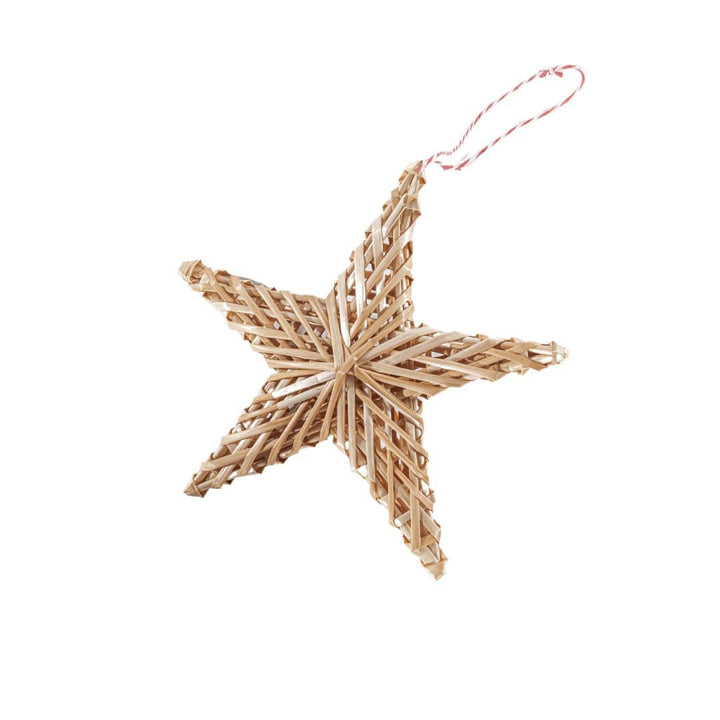 Zoco Home Christmas decor Straw Christmas Star | Five-pointed