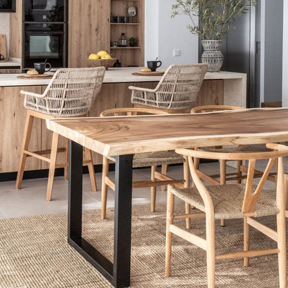 Zoco Home Furniture/Table Suar Wood Dining Table | 300cm