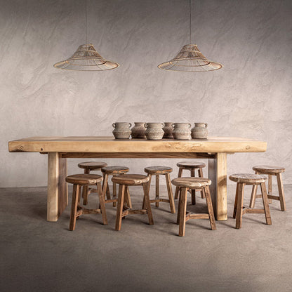 Zoco Home Furniture/Table Suar Wood Dining Table | Natural