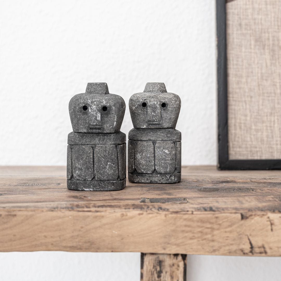 Zoco Home Sumba Statue | Stonewashed Black