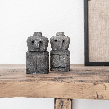 Zoco Home Sumba Statue | Stonewashed Black