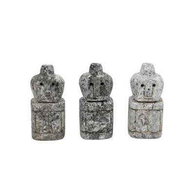 Zoco Home Statue de Sumba | Gris délavé