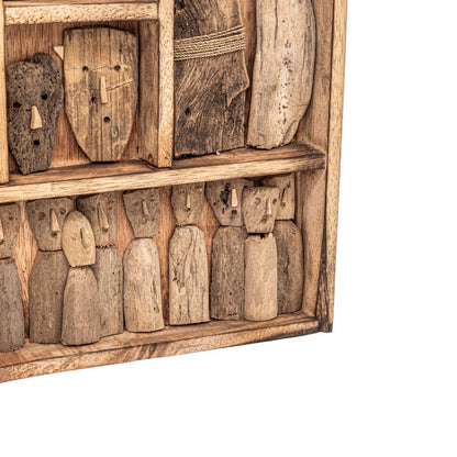 Zoco Home Decor/Accessories Sumba Tribe Wooden Wall Art | 60x80cm