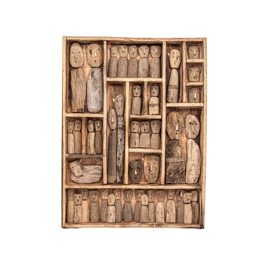 Zoco Home Decor/Accessories Sumba Tribe Wooden Wall Art | 60x80cm